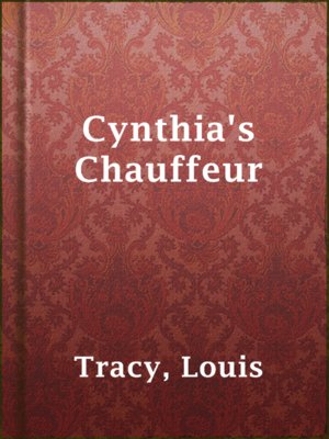 cover image of Cynthia's Chauffeur
